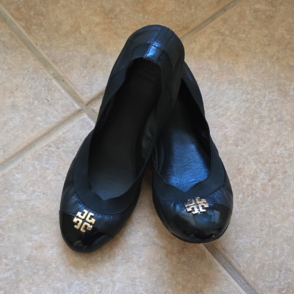 TORY BURCH Jolie ballet leather flats